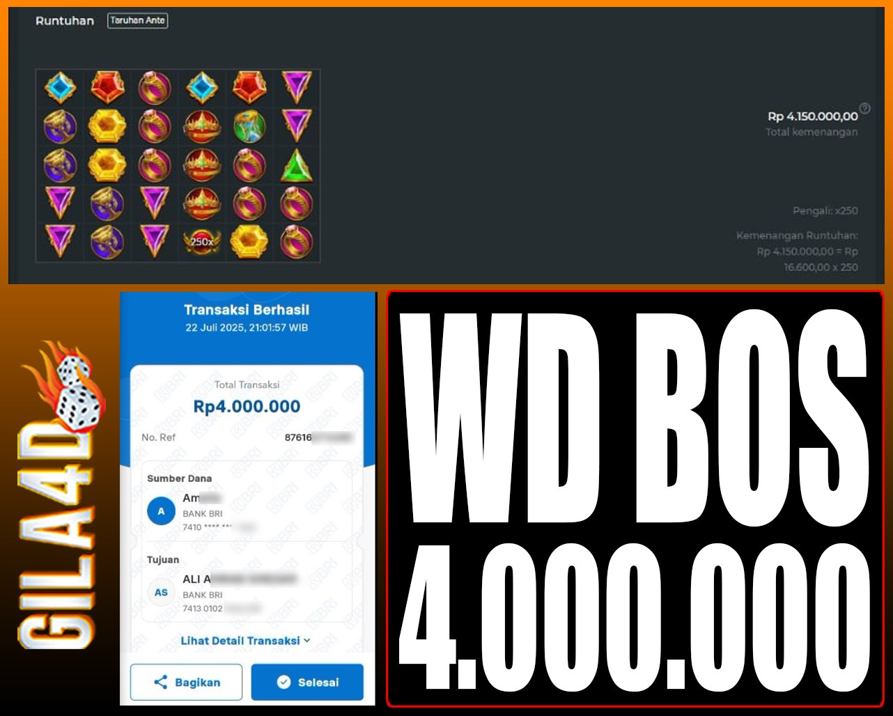 SELAMAT KEPADA ID XXX JACKPOT SLOT PRAGMATIC