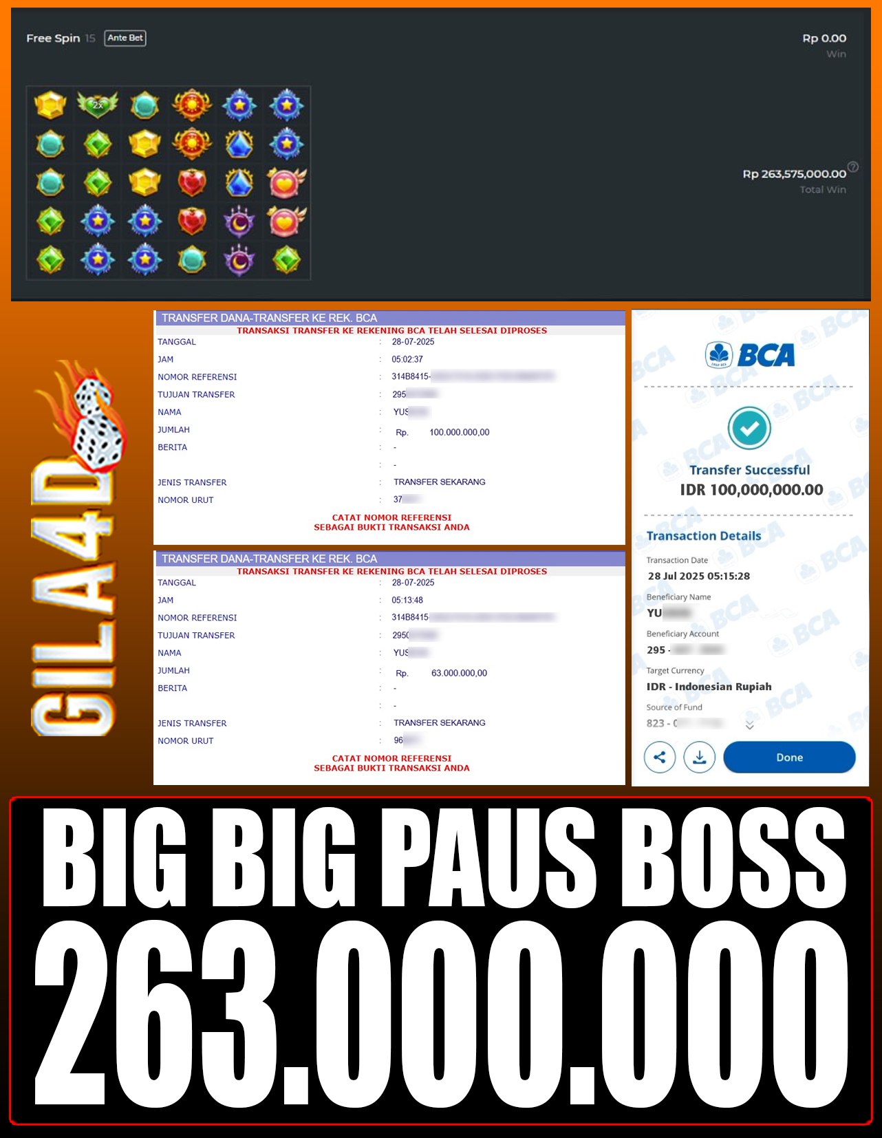 SELAMAT KEPADA ID XXX JACKPOT SLOT PRAGMATIC