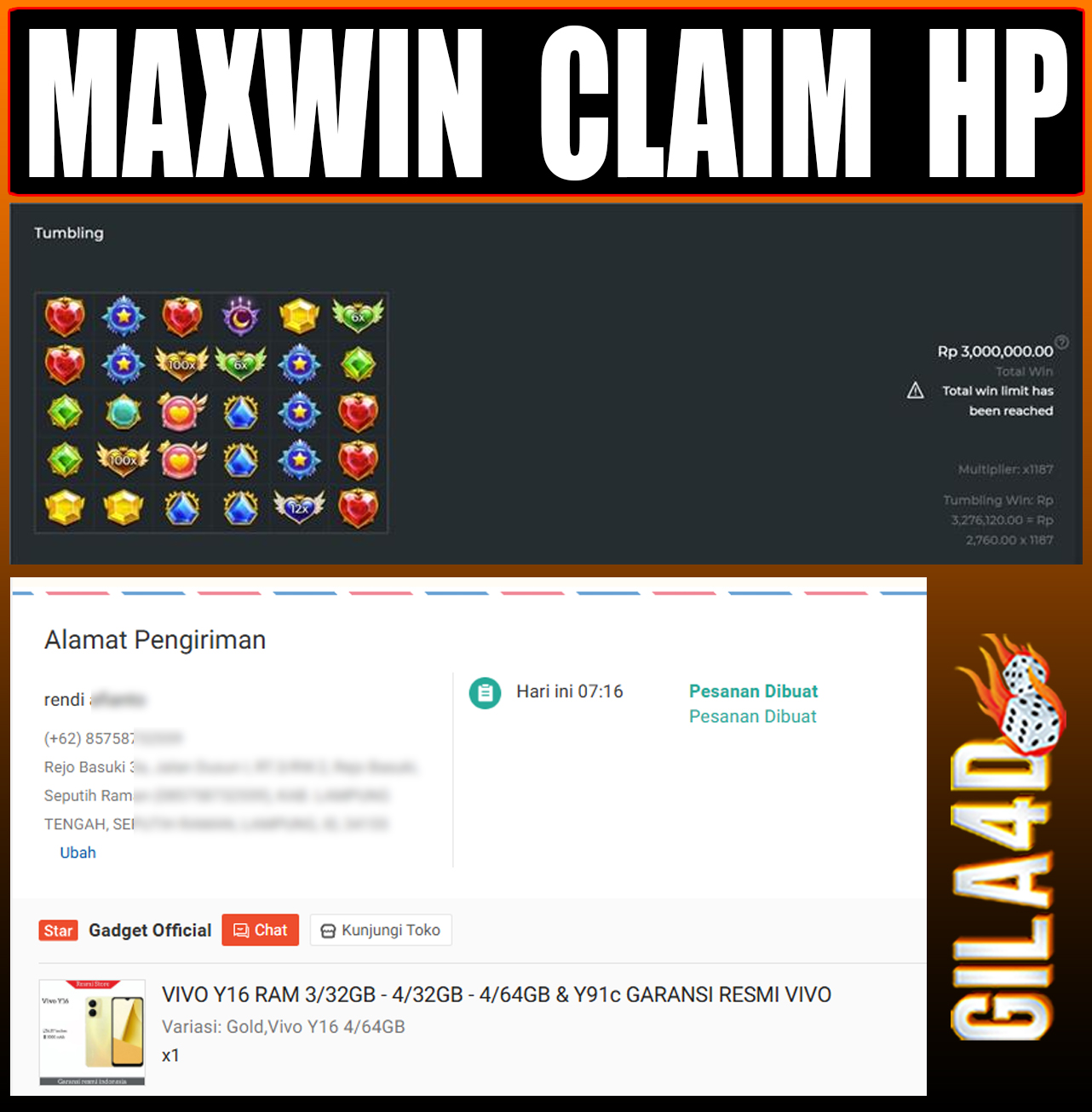 SELAMAT KEPADA ID XXX JACKPOT SLOT PRAGMATIC