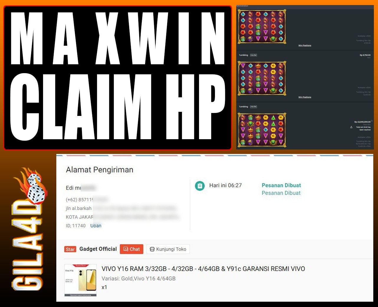 SELAMAT KEPADA ID XXX JACKPOT SLOT PRAGMATIC