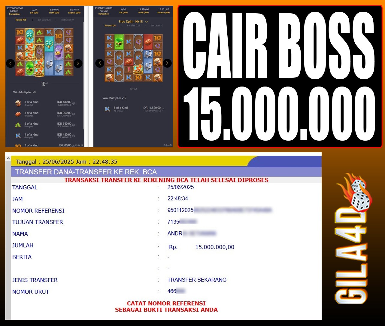 SELAMAT KEPADA ID XXX JACKPOT SLOT PRAGMATIC