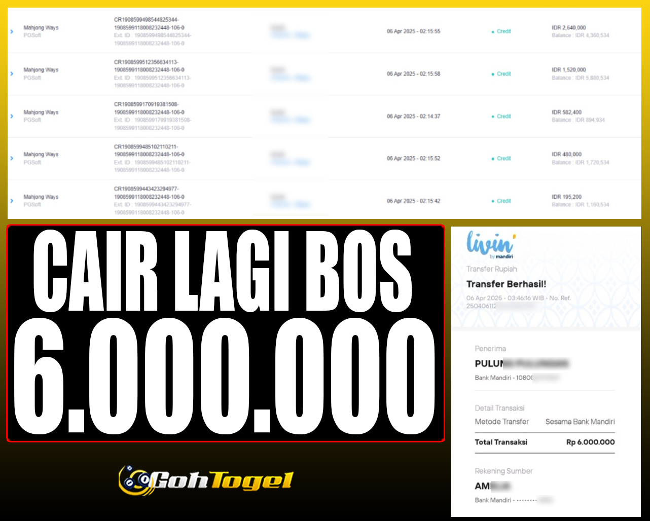  SELAMAT KEPADA ID XXX JACKPOT SLOT PRAGMATIC