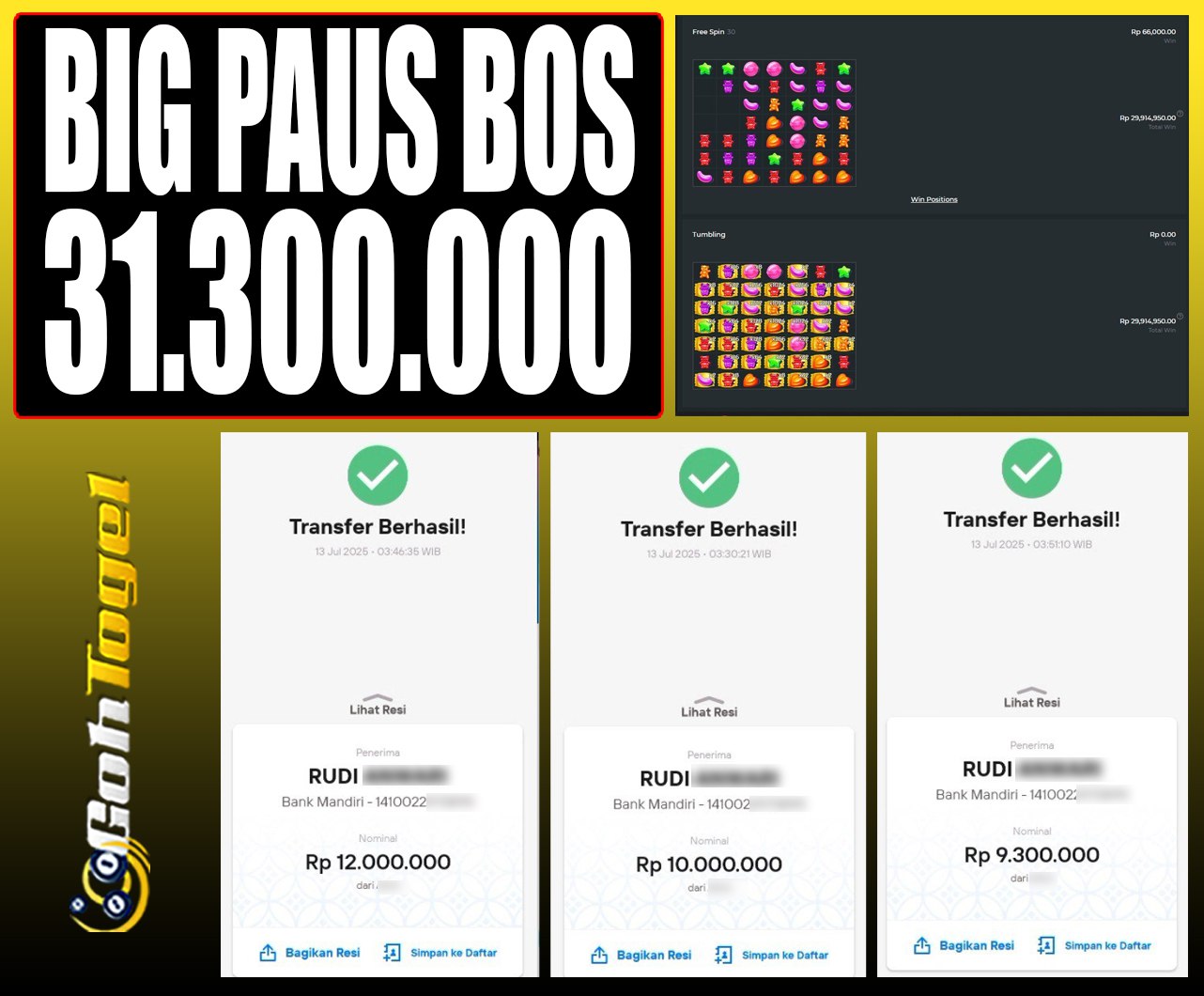 SELAMAT KEPADA ID XXX JACKPOT SLOT PRAGMATIC