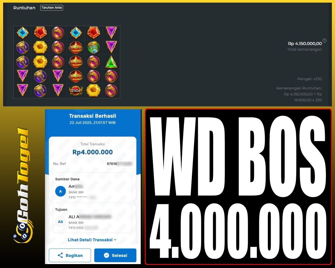 SELAMAT KEPADA ID XXX JACKPOT SLOT PRAGMATIC