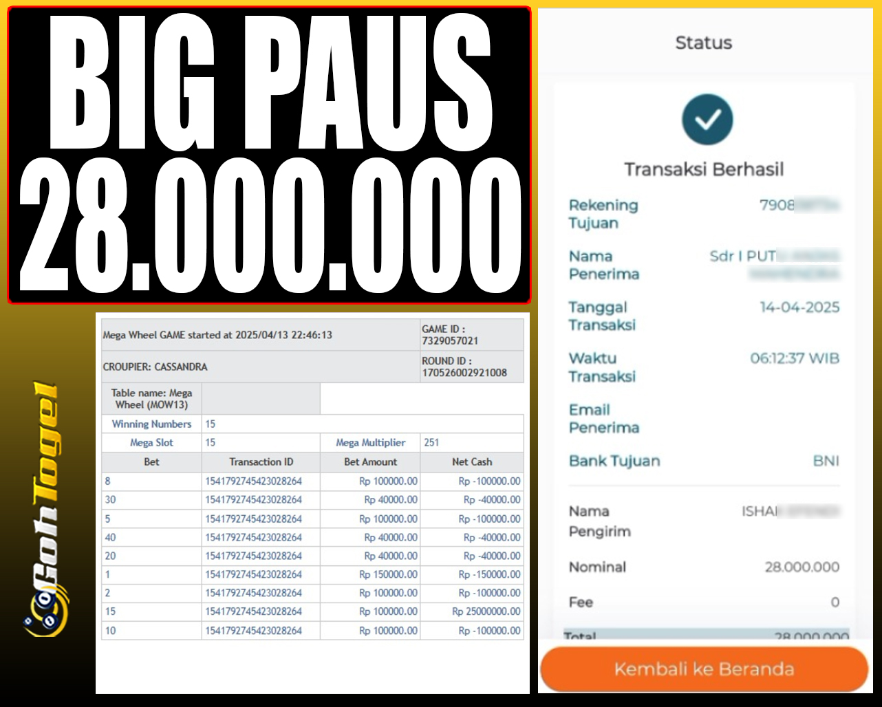 SELAMAT KEPADA ID XXX JACKPOT SLOT PRAGMATIC