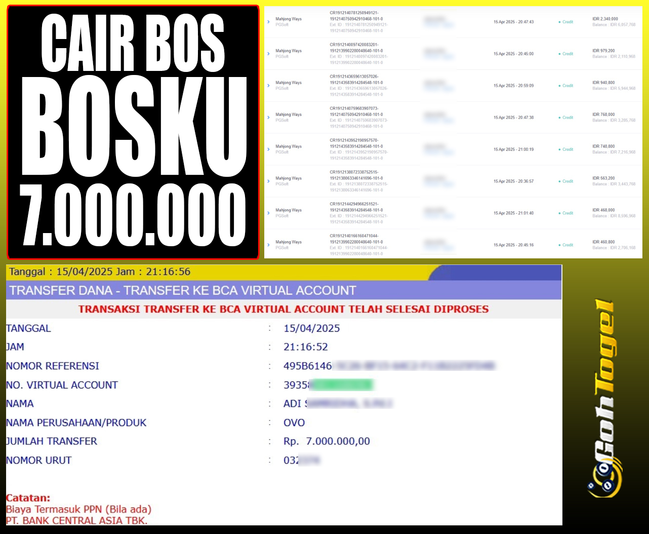 SELAMAT KEPADA ID XXX JACKPOT SLOT PRAGMATIC