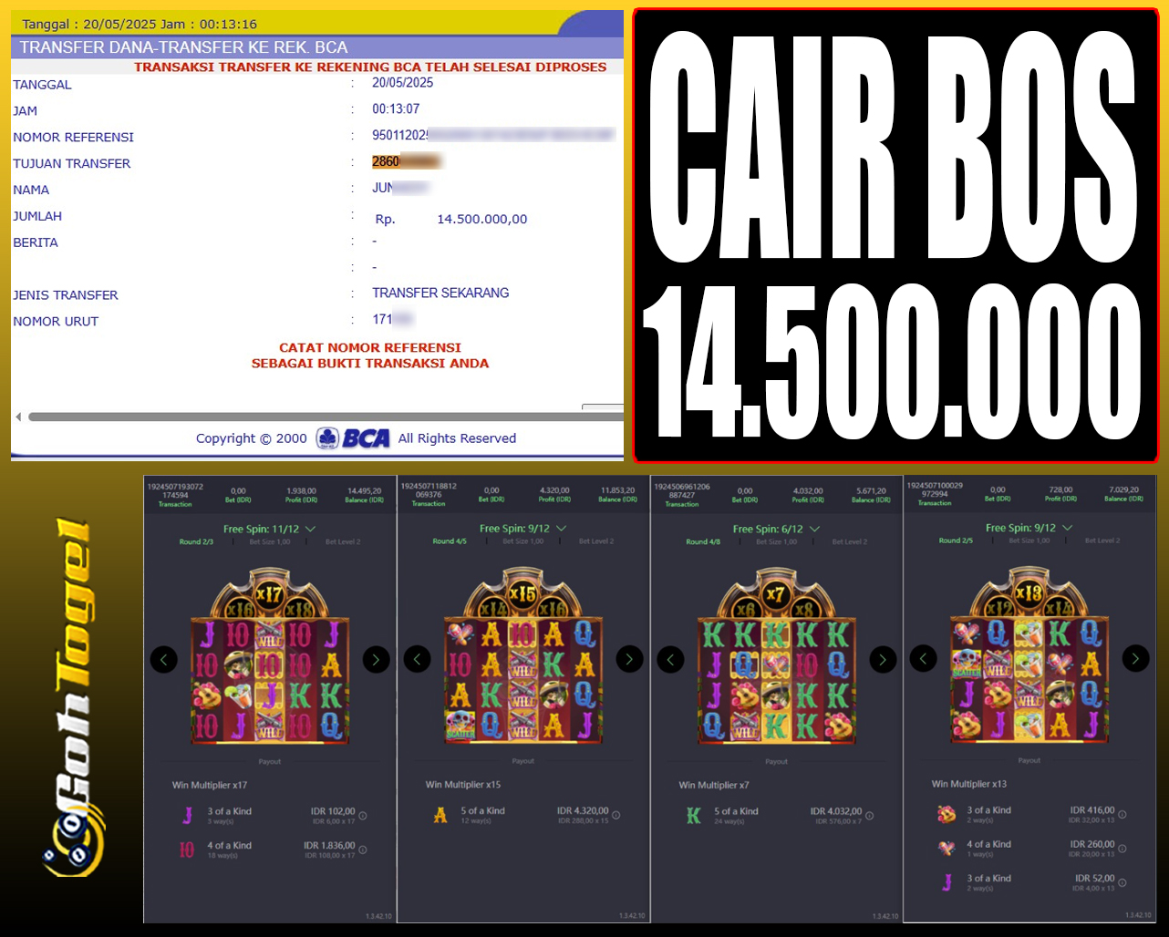 SELAMAT KEPADA ID XXX JACKPOT SLOT PRAGMATIC