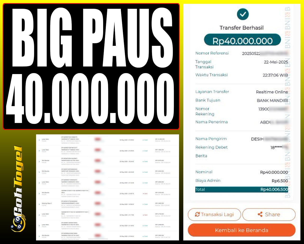 SELAMAT KEPADA ID XXX JACKPOT SLOT PRAGMATIC