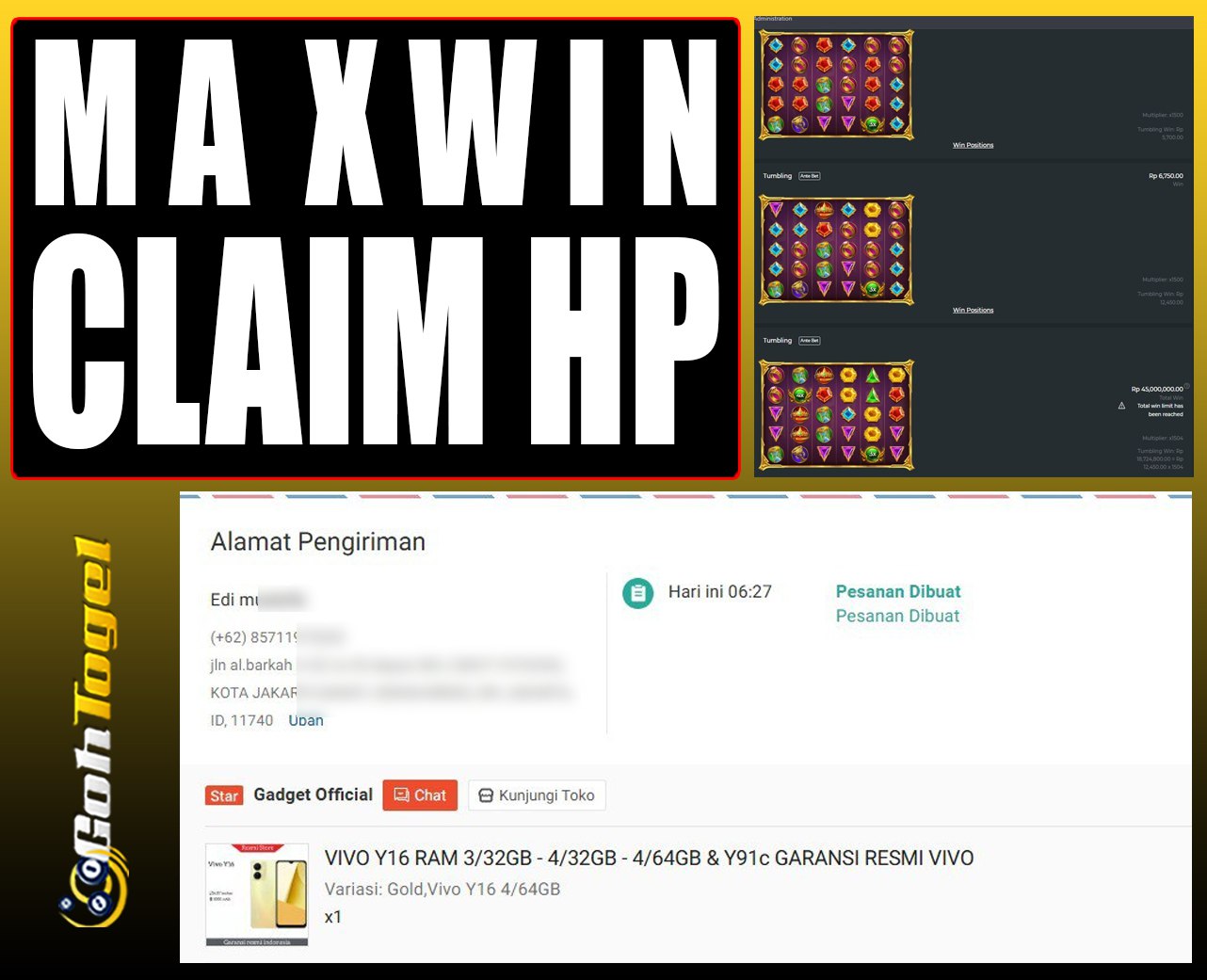 SELAMAT KEPADA ID XXX JACKPOT SLOT PRAGMATIC