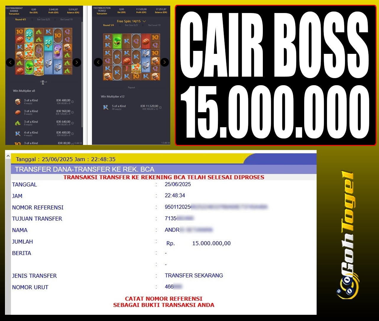 SELAMAT KEPADA ID XXX JACKPOT SLOT PRAGMATIC