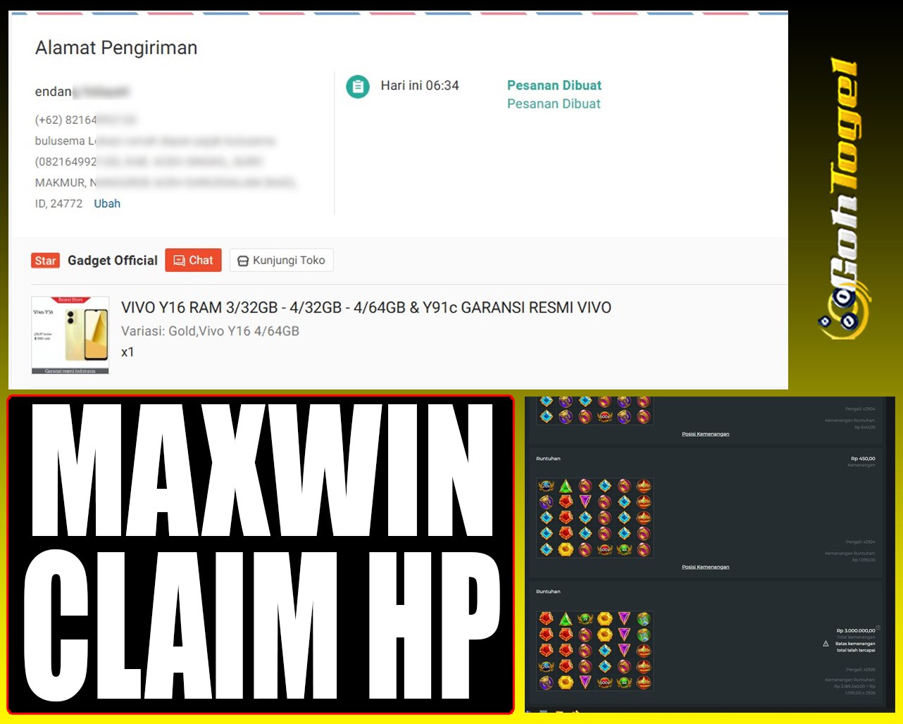 SELAMAT KEPADA ID XXX JACKPOT SLOT PRAGMATIC