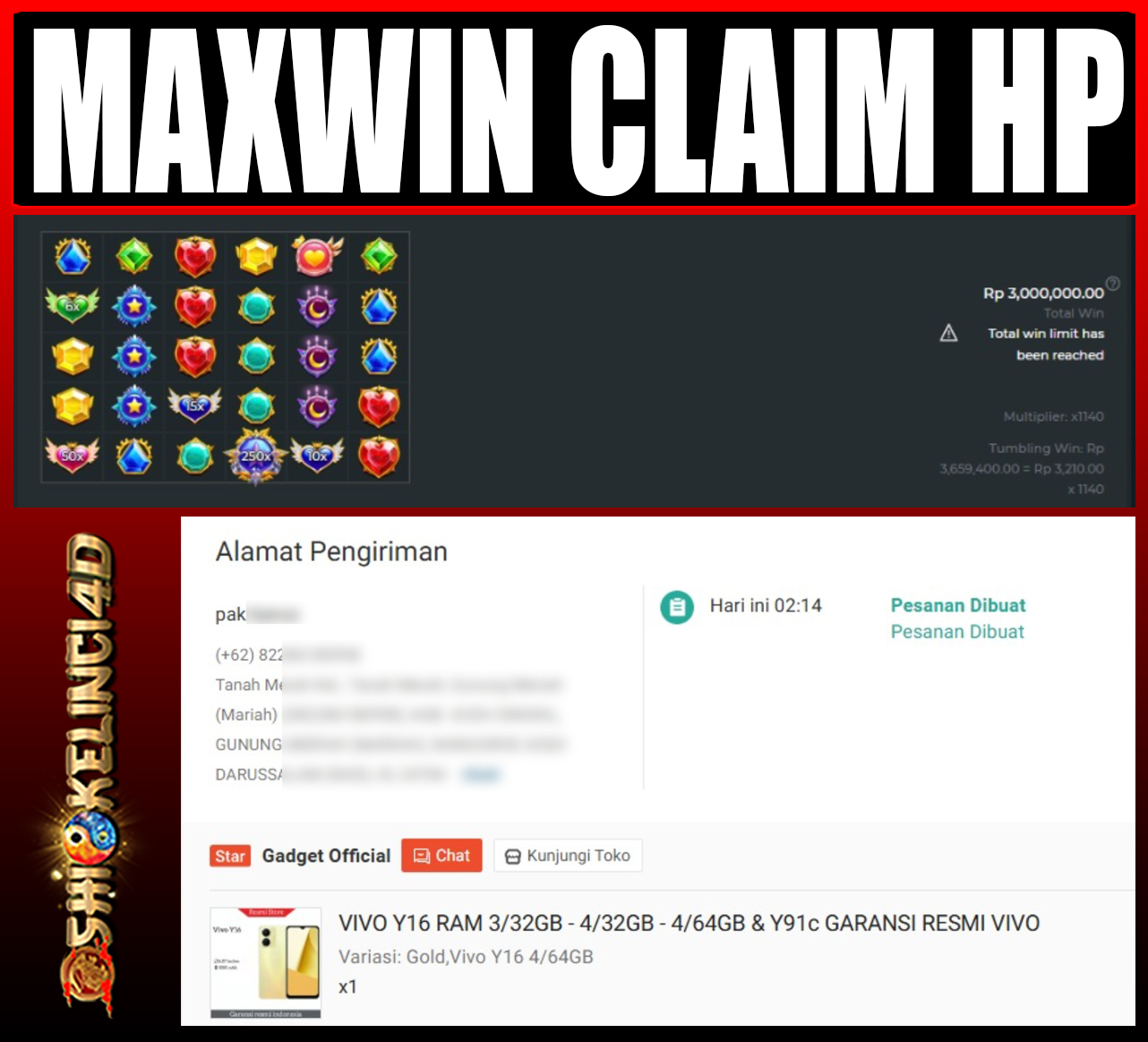  SELAMAT KEPADA ID XXX JACKPOT SLOT PRAGMATIC