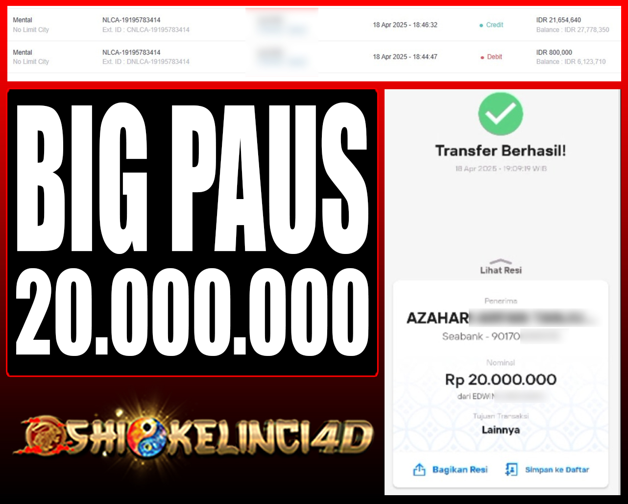 SELAMAT KEPADA ID XXX JACKPOT SLOT PRAGMATIC