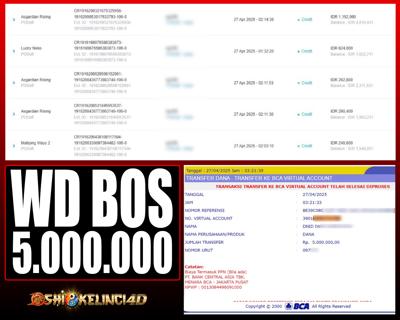 SELAMAT KEPADA ID XXX JACKPOT SLOT PRAGMATIC