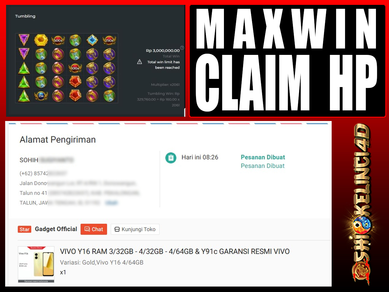 SELAMAT KEPADA ID XXX JACKPOT SLOT PRAGMATIC