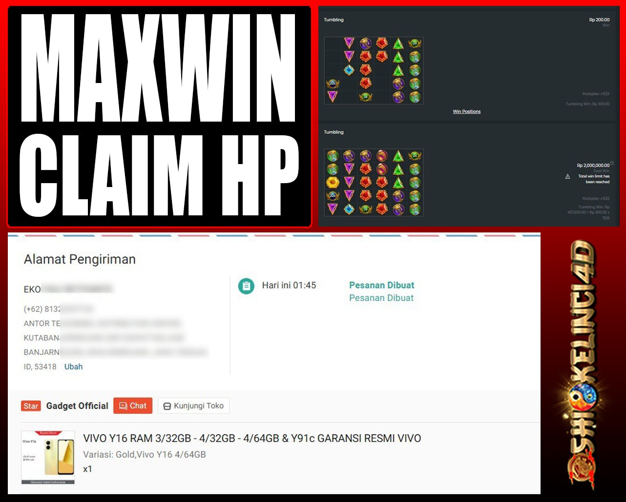 SELAMAT KEPADA ID XXX JACKPOT SLOT PRAGMATIC