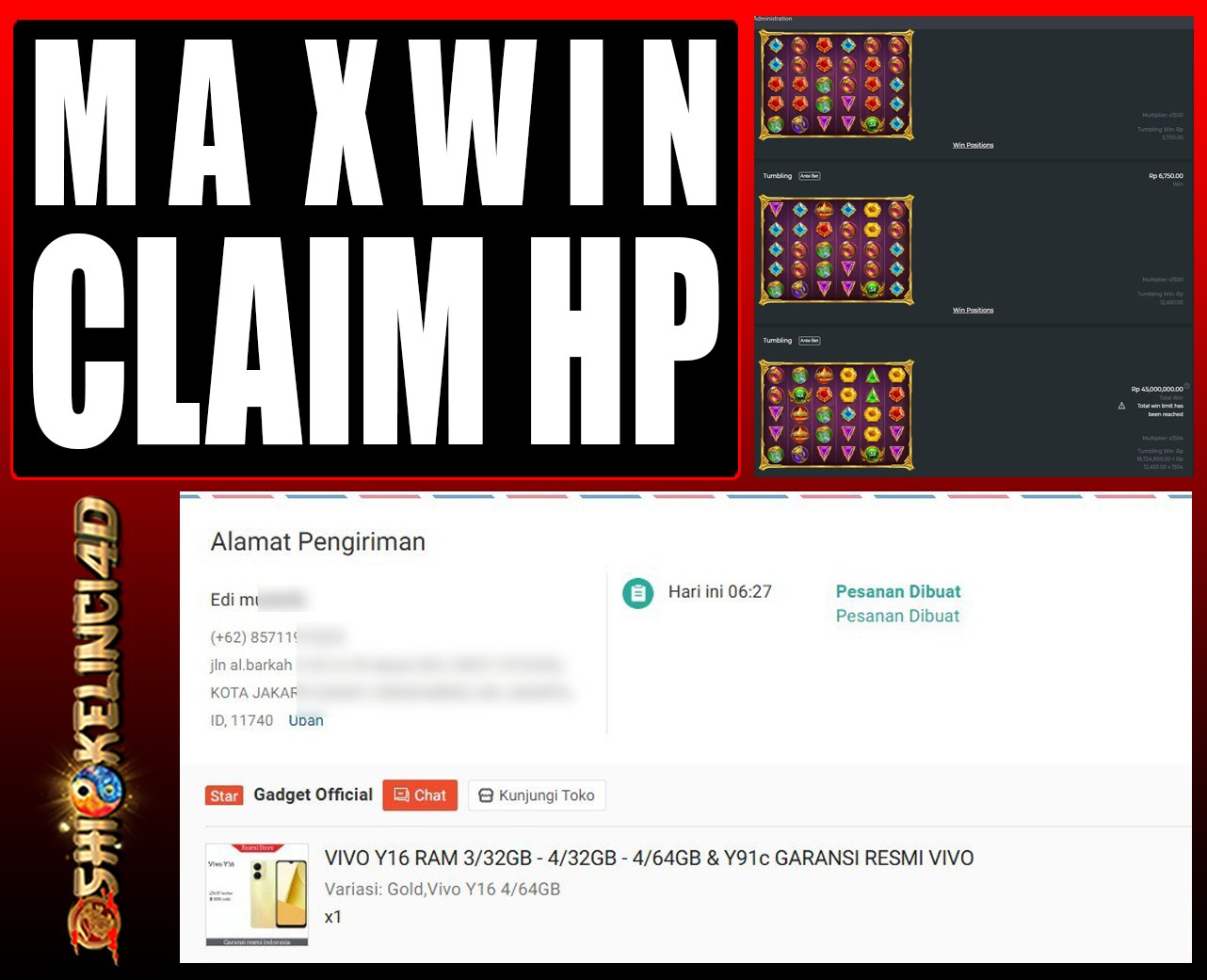 SELAMAT KEPADA ID XXX JACKPOT SLOT PRAGMATIC