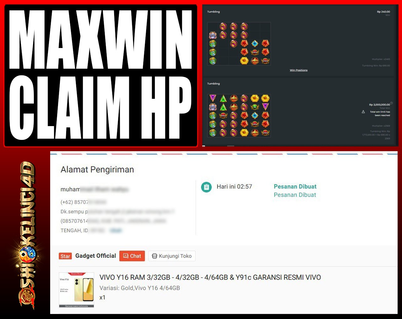 SELAMAT KEPADA ID XXX JACKPOT SLOT PRAGMATIC