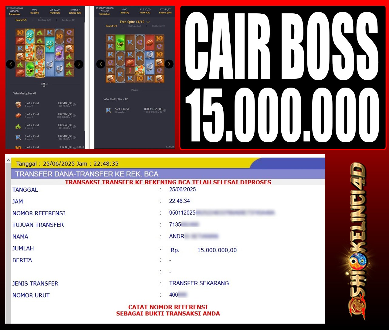 SELAMAT KEPADA ID XXX JACKPOT SLOT PRAGMATIC